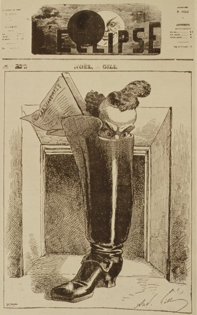 Noël, The Marseillaise in a Boot, cover illustration from 